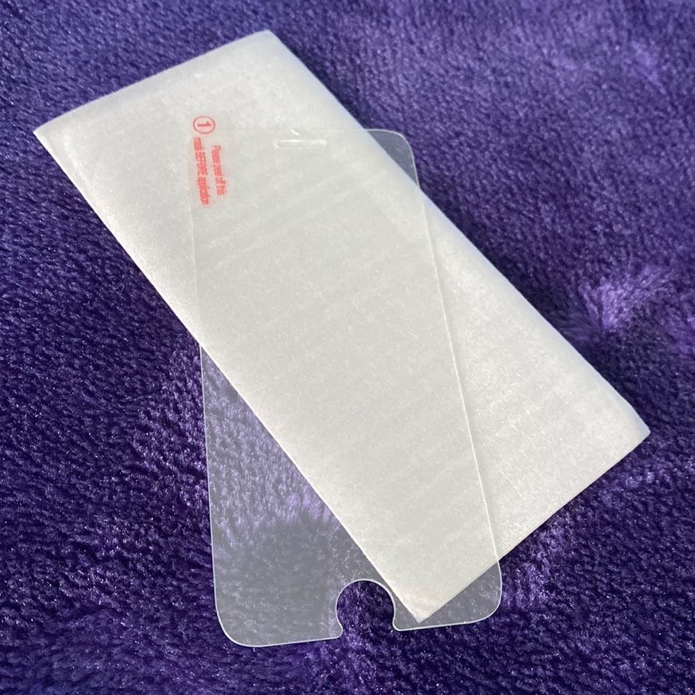 Brand new iPhone 6s screen protector.  Have a new phone so I don’t need this one